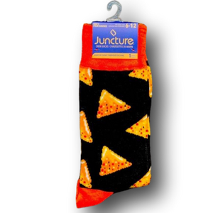 3/$18 Nachos Funny Novelty Crew Socks - NWT